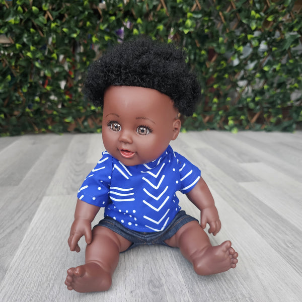 Black Baby Boy Doll - Amarii