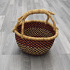 Small Round Straw basket - Ghana Basket - SB7