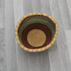Small Round Straw basket - Ghana Basket - SB5