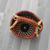 Small Round Straw basket - Ghana Basket - SB4