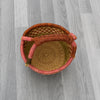 Small Round Straw basket - Ghana Basket - SB3