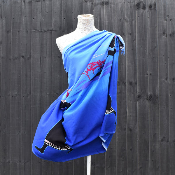 Sarong Wrap - Beach Cover Up - Swim Cover