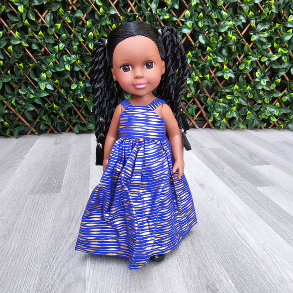 Black Doll - Braided Hair Black Doll - African Doll - Yendi