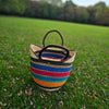 African Straw Basket - U Shopper Basket USB012