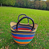 African Straw Basket - U Shopper Basket USB012