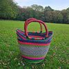 African Straw Basket - U Shopper Basket USB03