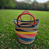 African Straw Basket - U Shopper Basket USB04