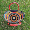 African Straw Basket - U Shopper Basket USB04