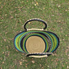 African Straw Basket - U Shopper Basket USB01