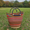 African Straw Basket - U Shopper Basket USB03
