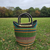 African Straw Basket - U Shopper Basket USB11