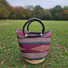 African Straw Basket - U Shopper Basket USB12