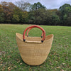 African Straw Basket - U Shopper Basket USB10
