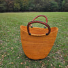 African Straw Basket - U Shopper Basket USB07