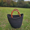 African Straw Basket - U Shopper Basket USB06