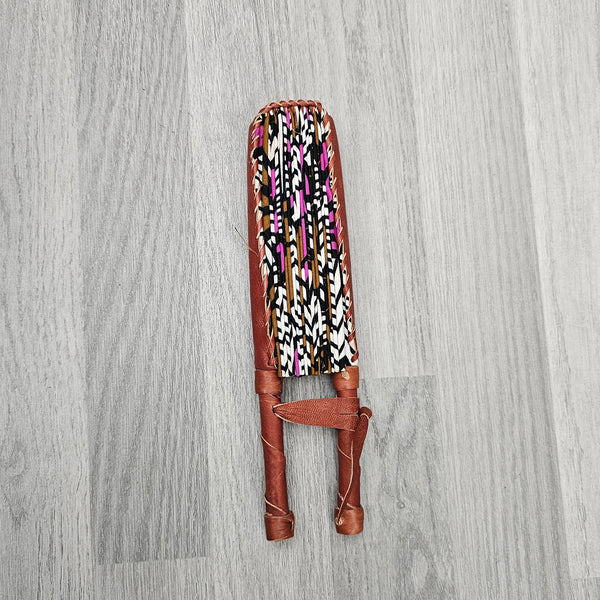 African Print Foldable Hand Fan - AP17