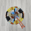 African Print Foldable Hand Fan - AP05