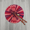 African Print Foldable Hand Fan - AP08