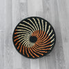 Black and orange African Wall Basket - Ugandan Baskets