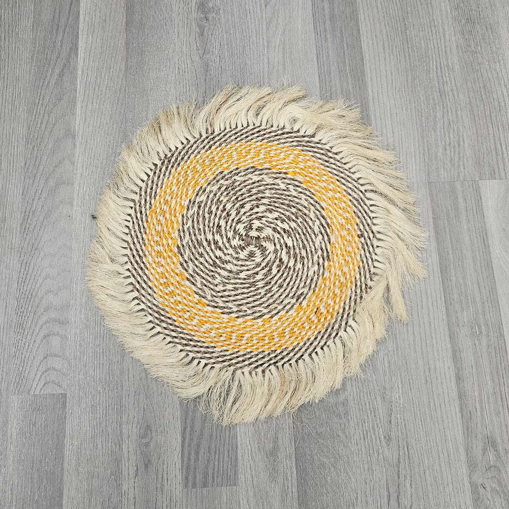 Fringe Sisal Placemats - Wall Decor - SP07_1