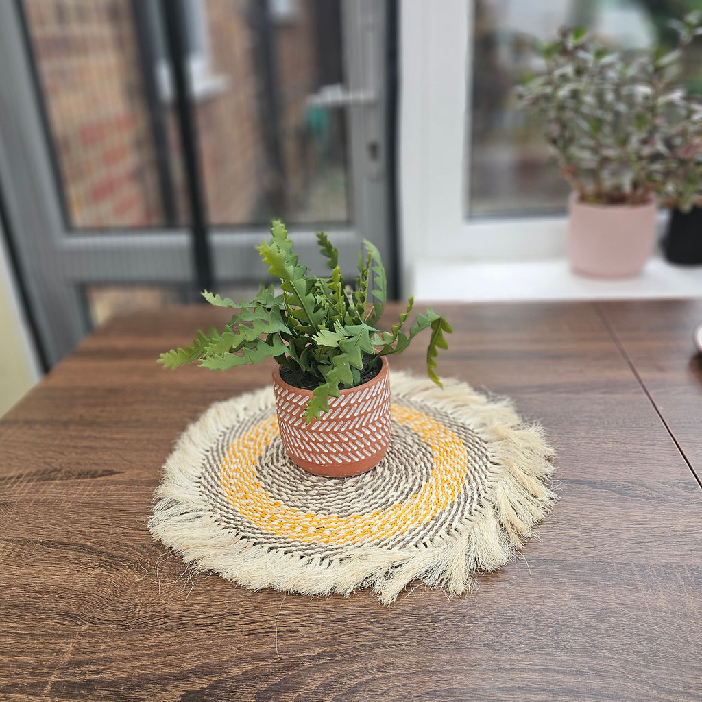 African Wall Decor - Sisal Placemat - Mandisa