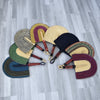 Hand Fan, Bolga Fan - B007, Straw Fan - Rufina Designs