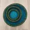 Beaded Kiondo Baskets – Green Sisal Basket 