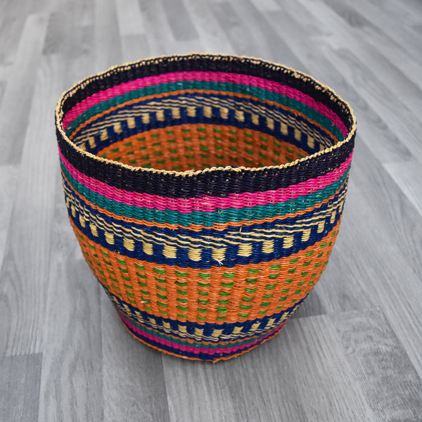 Planter Basket - 3 - Bolga Pot Basket