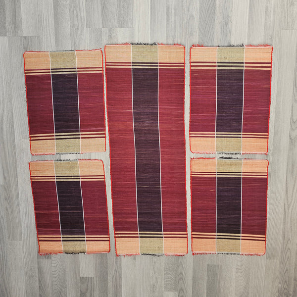 Raffia Table Runner and Placemats - Ugandan tablemat -RTM03_1