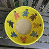 Rwandan Planter Basket - Yellow African Basket - Ganza