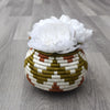 Rwandan Pot Basket Flower Pot 001