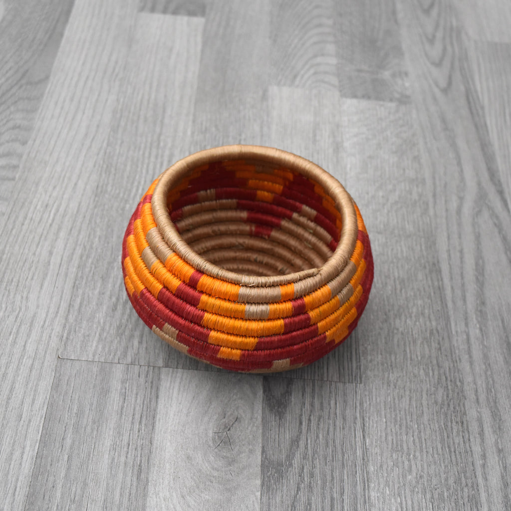 Rwandan Pot Basket Flower Pot 041