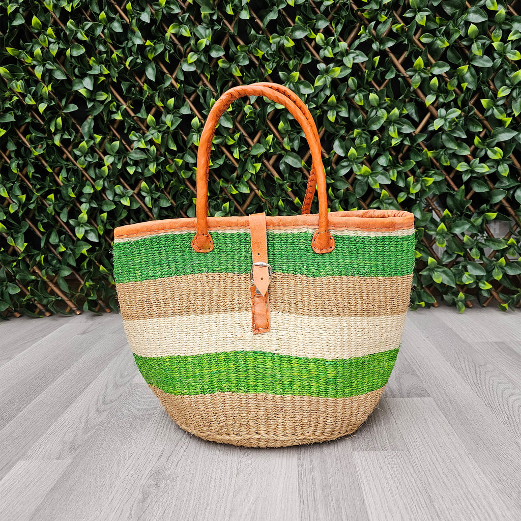 Sisal Tote Bag - Kiondo shopping bag - Binta