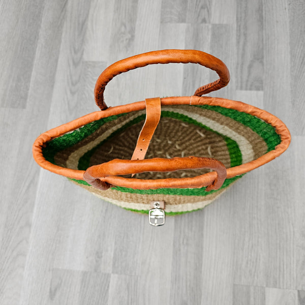 Sisal Tote Bag - Kiondo shopping bag - Binta