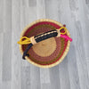 Small Round Straw basket - Ghana Basket - SB14