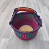 Small Round Straw basket - Ghana Basket - SB13