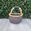 Small Round Straw basket - Ghana Basket - SB15