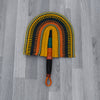 Straw Hand Fan - 1 - Bolga Fan - B001