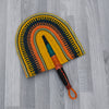 Straw Hand Fan - 1 - Bolga Fan - B001