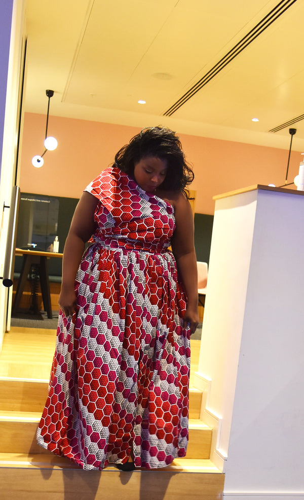 Infinity Ankara Dress - Nneoma