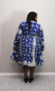 Long Sleeves African Print Midi Dress