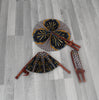 African Print Folding Hand Fan - AP001, Hand Fans - Rufina Designs