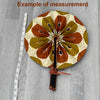 African Print Folding Hand Fan - AP001, Hand Fans - Rufina Designs