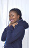 Supersoft African Print Blue Hoodie - Naki, Top - Rufina Designs