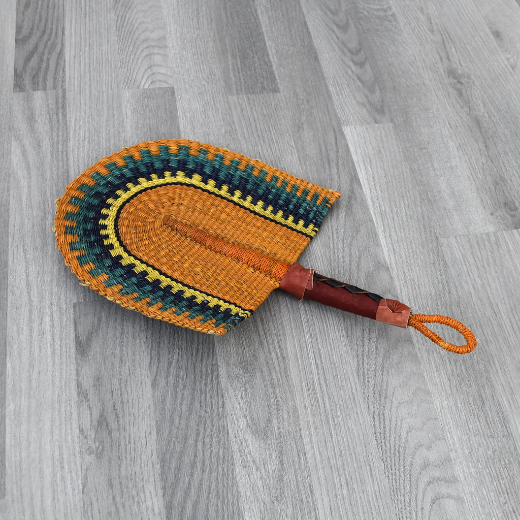 Hand Fan, Bolga Fan - B007, Hand Fans - Rufina Designs