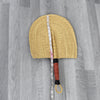 Straw Hand Fan, Bolga Fan - B001, Hand Fans - Rufina Designs