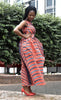 Gabby African print low back maxi dress, Dress - Rufina Designs