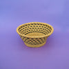 Multifunctional fruit basket for storing and decorating. This carefully hand-woven fruit baskets is made of Elephant straw. No basket is the same, each piece has been handcrafted in Bolga, Ghana. There may be some imperfections but that is due to the fact that they are handmade.  Not only is it straw basket or bowl great for storing your fruit and vegetables, It can be used for quiet a number of things including storing bits & bobs and decorating. A stylish way to keep clutter away in the house.